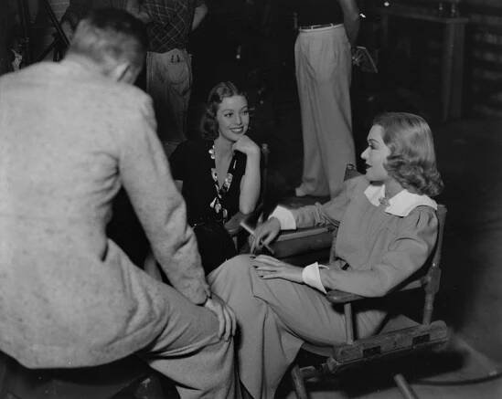 Loretta Young, Constance Bennett - Ladies in Love - Z natáčení