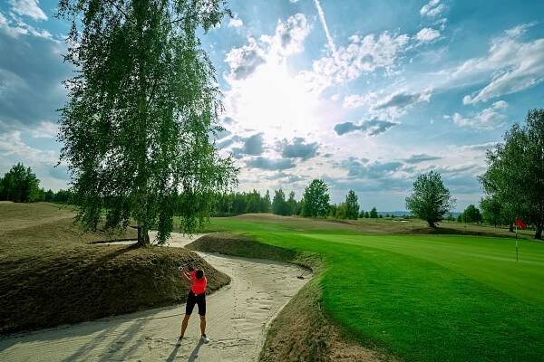 Mapa hřiště - Golfové hřiště v Sokolově