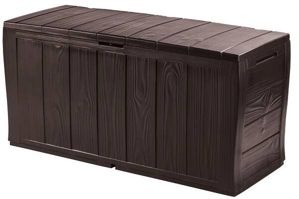 Keter Sherwood - zahradní úložný box 270 L - 117 x 45 x 57,5 cm - hnědý