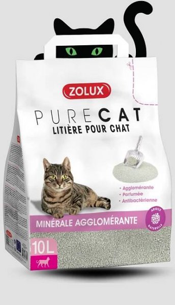Podestýlka PURECAT antibacterial scent clump 10l Zolux