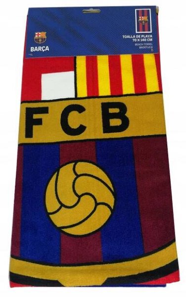 Plážová osuška FC Barcelona 140 x 70 cm, oficiální klubová kolekce Kód výrobce Ręcznik plażowy kąpielowy FC Barcelona FC_RP5