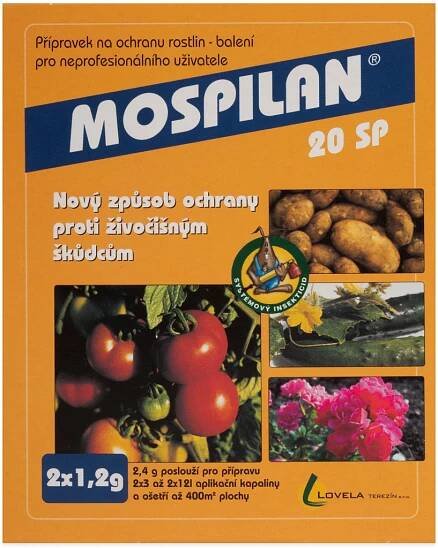 Lovela Mospilan 20SP Insekticid proti živočišným škůdcům 2 x 1,2 g