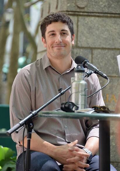 Jason Biggs speaks at the "Word For Word" author event with Jason Biggs and Jenny Mollen on June 18, 2014 in New York
