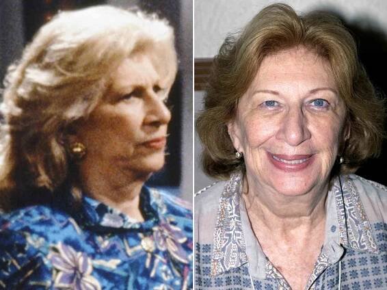 Liz Sheridan as Helen Seinfeld in 'Seinfeld'. ; Liz Sheridan during the 1st Annual Official TV Land Convention in 2003.