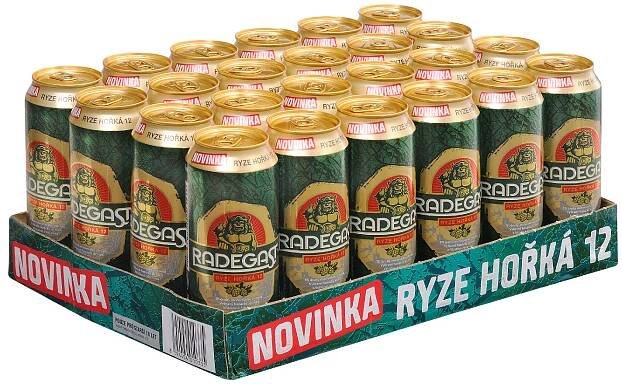 Radegast Ryze Hořká 12° 24x0,5l plech
