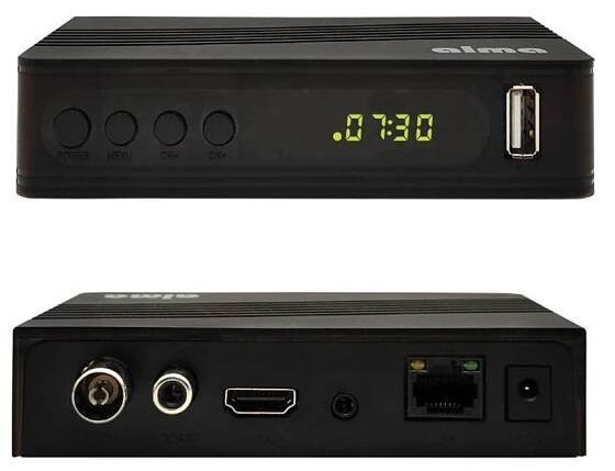 DVB-T2 přijímač Alma 2930 H.265 HEVC set-top-box