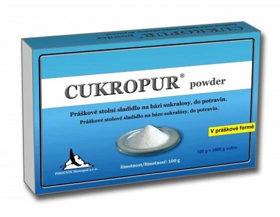 Cukropur Powder prírodné sladidlo bez kalórií