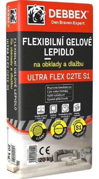 Den Braven Flexibilní gelové lepidlo na obklady a dlažbu ULTRA FLEX C2TE S1 20kg nakoupit u OBI