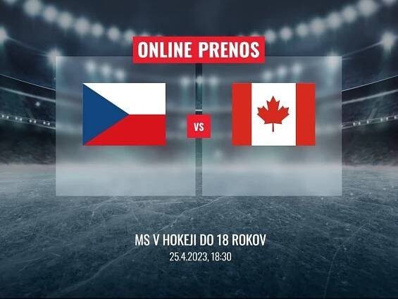 Česko - Kanada: Online prenos zo zápasu MS v hokeji do 18 rokov