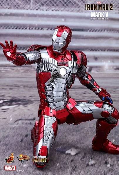 Iron Man 2 - Mark V Diecast - Machinegun