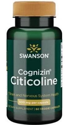 Swanson Cognizin Citicoline 60 kapslí 500 mg