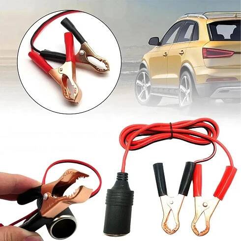 Adaptér do zapalovače 12V/24V s krokodýly | mujandilek.cz