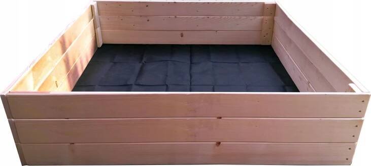 Dřevěný vyvýšený záhon 150 x 80 x 30 cm přírodní