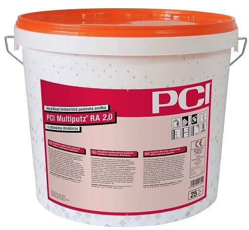 Obrázek produktu Omítka akrylátová PCI Multiputz RA 1,5 mm – 25 kg