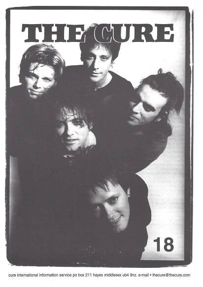 Cure News 18 - The Cure fan club magazine published in October 1997