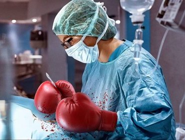 Český chirurg byl kvůli nedostatku ochranného materiálu nucen operovat v boxerských rukavicích