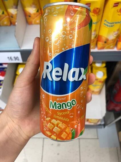 Podrobné informace o potravině Relax Mango nápoj