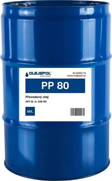 MOL PP 80 GL4 SAE 80W 60 l od 3 260 Kč