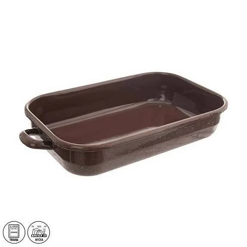 Pekáč smalt BROWN 27,5x18cm » Železářství Fiala – železářství a domácí potřeby