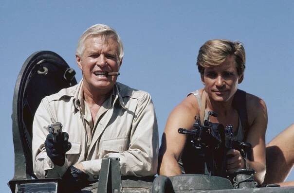 George Peppard, Dirk Benedict - A-Team - Z filmu