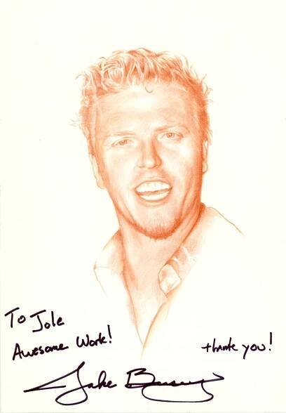 Jake Busey Jole portrait Starship Troopers