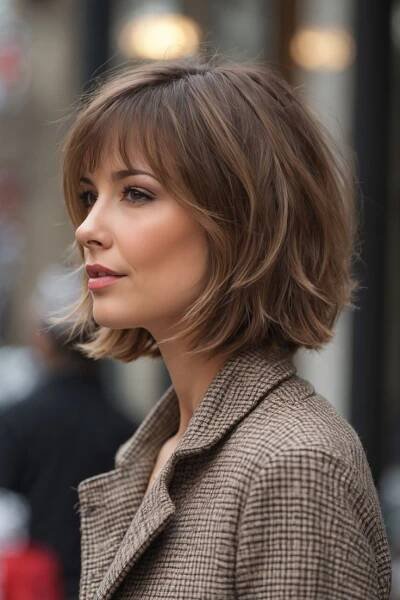 New - ✨Learn more: https://newhairlooks.net/archives/1122 | Facebook in 2025 | Chin length hair, Short hair cuts, Bob hairstyles