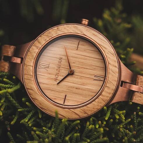 Mozart (Oak/Oak) | Holzkern Wood Watches