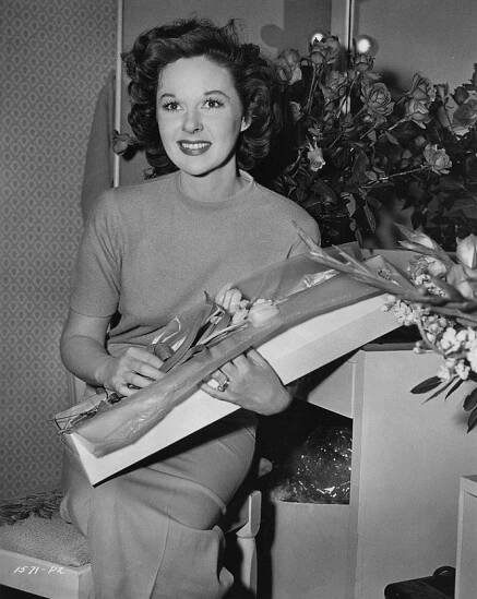 The Saxon Charm - Z natáčení - Susan Hayward