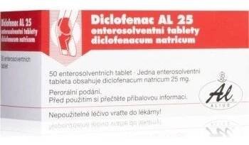 DICLOFENAC AL POR 25MG TBL ENT 50