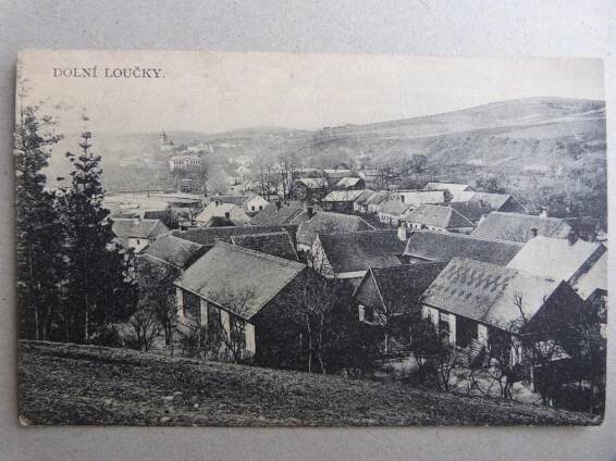 DOLNÍ LOUČKY - BRNO VENKOV - PROŠLÁ ZNÁMKA