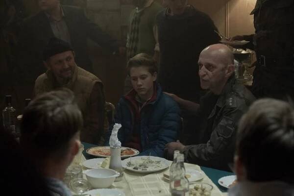 Andrzej Chyra, Kuba Henriksen, Janusz Chabior - Na hranici - Z filmu