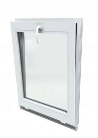 Okno bílé PVC Výklopné 40x50 400x500 výklopné