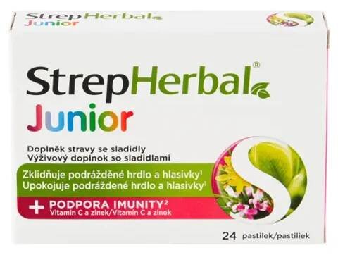 StrepHerbal Junior, doplněk stravy