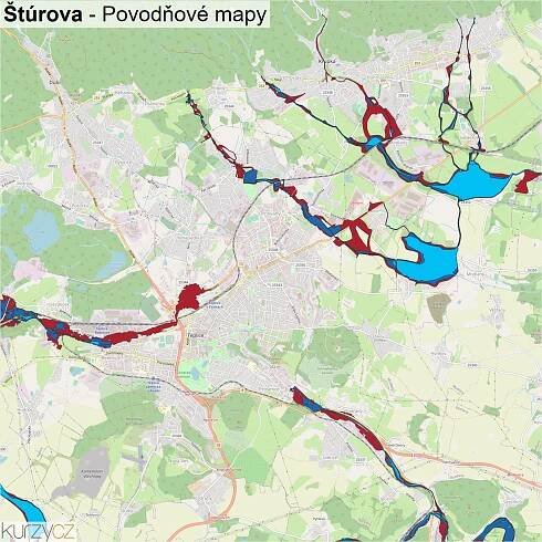 Štúrova - mapy | Kurzy.cz