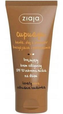 Ziaja Cupuacu Bronzing SPF 10 vyživující samoopalovací pleťový krém na den 50ml