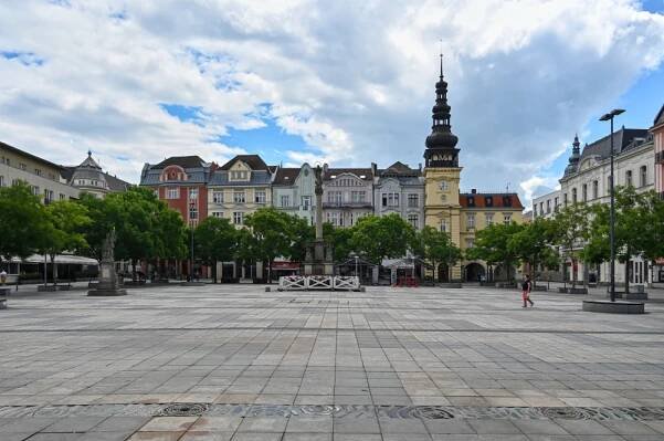 Ostrava. Všichni na hokej na Masarykovo náměstí