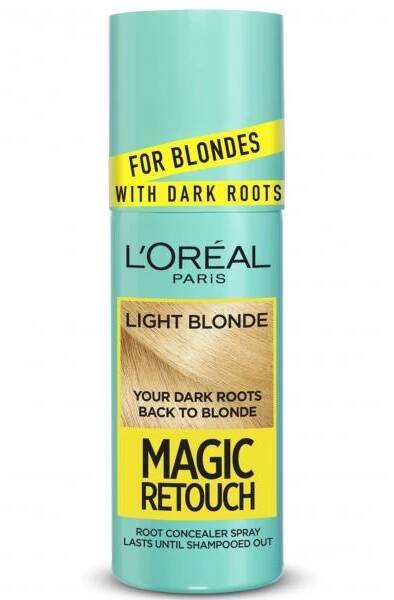 Sprej pro zakrytí tmavých odrostů Loréal Paris Magic Retouch - 75 ml, světlá blond