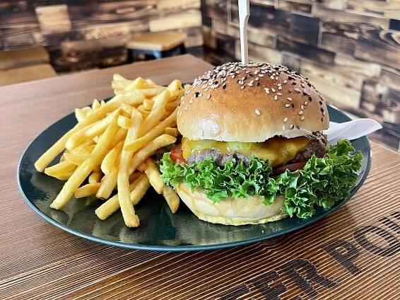 CHEESE burger