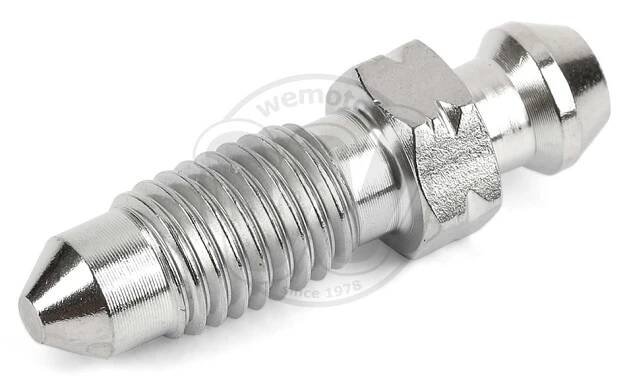 Odvzdušňovací šroub brzd 7mm x 1.00mm - nerez