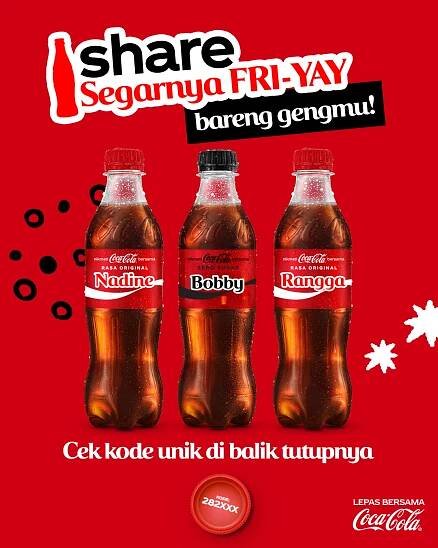 Put a name on your Coca-Cola!