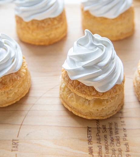Puff Pastry Tart with Meringue