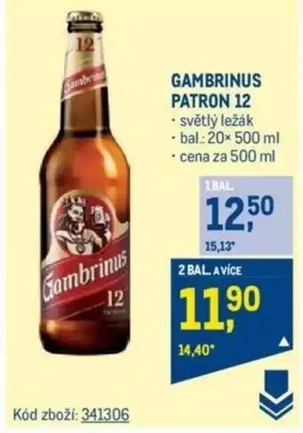 Makro GAMBRINUS PATRON 12 nabídka