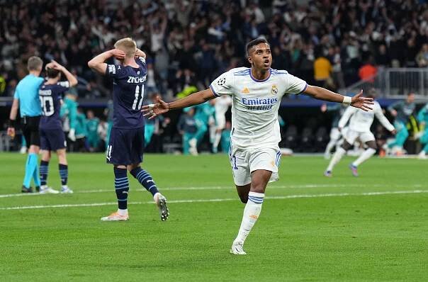 Two Rodrygo goals in injury time saw Real Madrid progress to the Champions League final