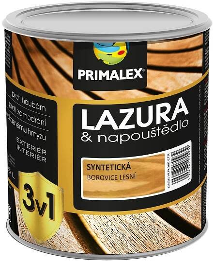 Primalex Lazura 3v1 0,75 l pinie středozemní