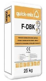 Flexibilní lepidlo na obklady a dlažbu QUICK MIX F-DBK C2TE S1 mrazuvzdorné 25 kg