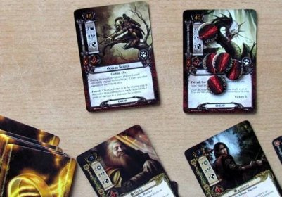 The Lord of the Rings: Card Game - rozehraná hra