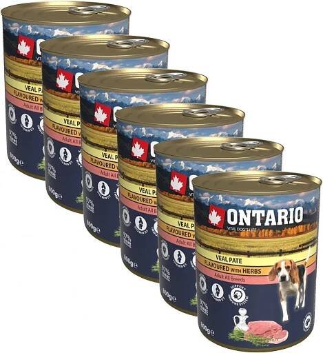 Ontario Veal Pate Flavoured with Herbs 6 x 800 g