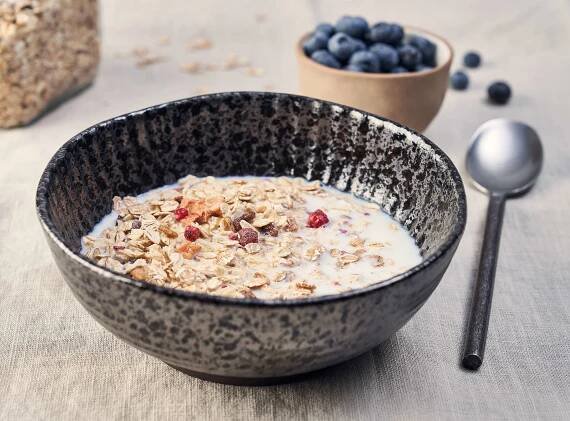 Müsli k snídani.