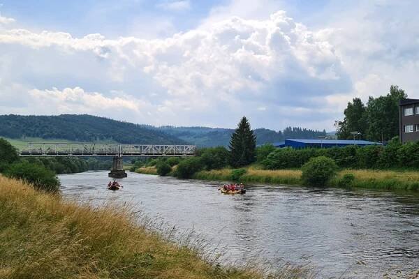 školní výlet řeka Orava Tvrdošín