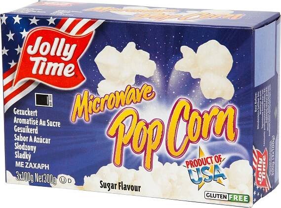 Popcorn Jolly Time Sugar, 3x100g